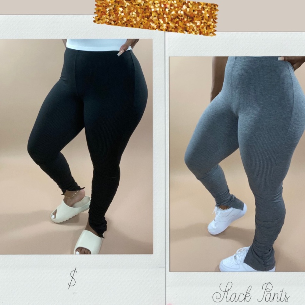 Stacked Leggings (Black)